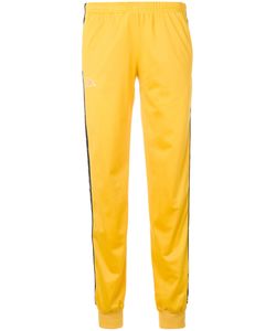 kappa yellow track pants